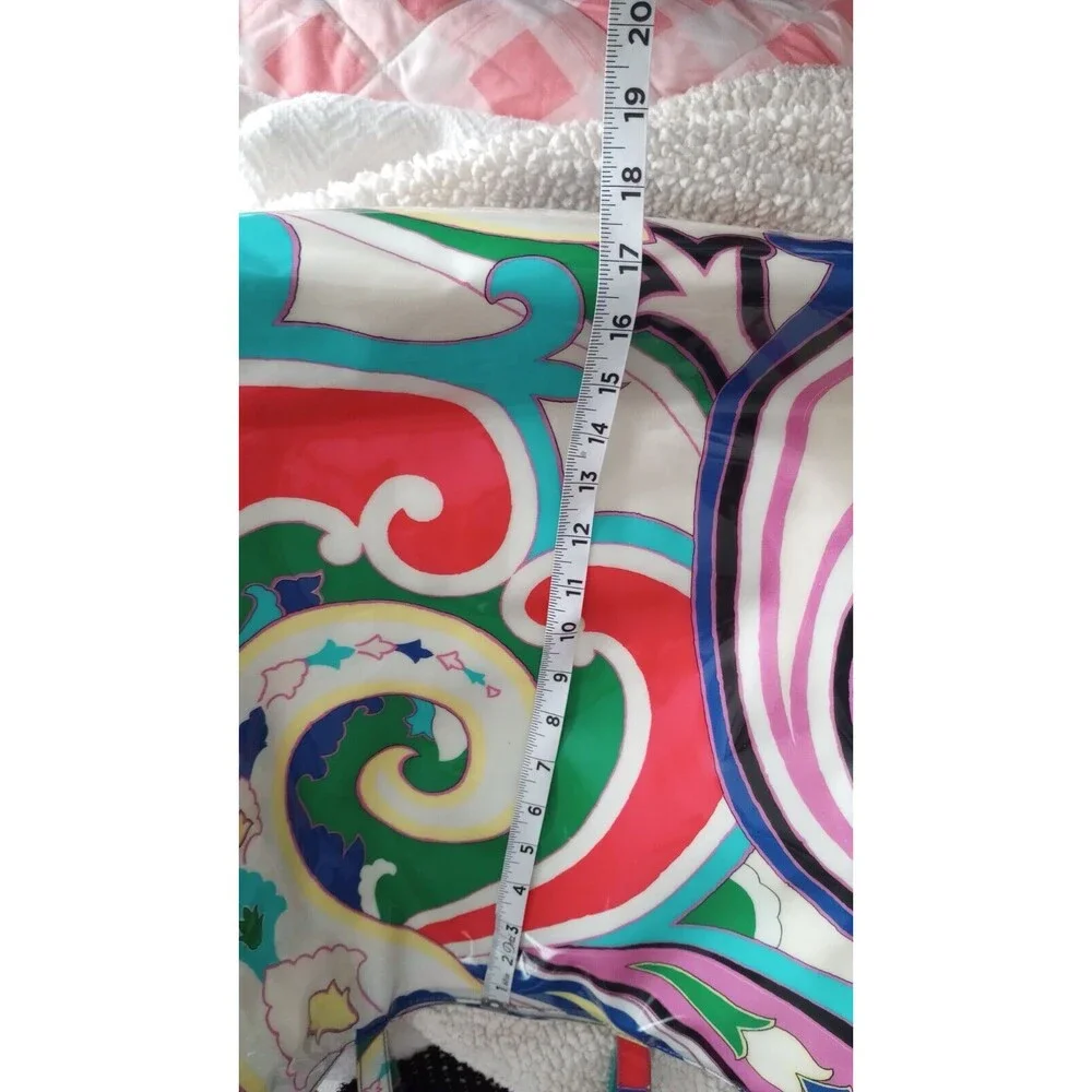 Etro Tote Bag Paisley Multicolor PVC 175444904 Beach Coastal